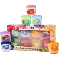 8 Pieces Vaseline Lip Balm Set Rose Lemon Flavor Moisturizing Anti-Dry Crack Long Lasting Nourishing Lip Mask Lip Care