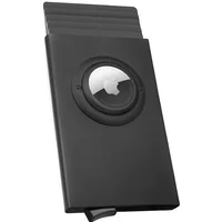 Slim RFID Aluminum Wallet 2026 New Style with Apple Airtag Holder Credit Card Metal Men's Wallet Business Card & Cash Strap