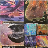 GalaxyFoil(ancient tomb/watery grave)Magical Proxy Black Top Quality Proxy Playing Cards Gathering Board Game Deck Trading Cards