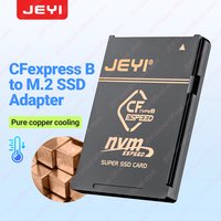 Adaptateur salariés YI 2230 M.2 NVMe SSD vers CFE type-B, en cuivre pur, carte mémoire CFexpress 6 000 pour NIKON Z6/Z7/Z8/Z9/D6, CANON R3/R5C