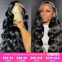 Body Wave 6x4 5x5 Wear Go Glueless Wig Human Hair Transparent Lace Closure Wigs 13x4 13x6 360 Frontal Wigs For Black Women