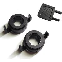 1 Set ABS H7 LED Adapters Holder For Peugeot 2008 3008 508 Citroen C5 DS5 DS6 Headlight Lamp Base