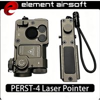 PERST-4 Metal IR Green Laser Aiming Sight Tactical Flashlight Dual Output with KV-D2 Switch Light for Hunting