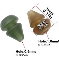 30PCS Carp Fishing Accessories Carp Fishing Beads Heli Chod Beads for Helicopter Rigs Carp Fishing Terminal Tackle
