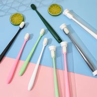 1-10pcs Ultra-fine Soft Toothbrush Million Nano Bristle Adult Tooth Brush Teeth Deep Cleaning Portable Travel Dental Oral Care