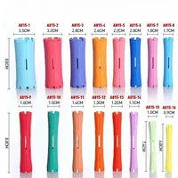 Hair Perm Rods Cold Wave Rods Plastic Perming Rods Hair Curling Rollers Curlers Steel Pintail Comb Hair Curler No Heat for Women