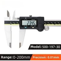 Digital Caliper LCD Electronic Vernier Calipers 6in 8in 12in 0-150mm 0-200mm 0-300mm 500-196-30 Measuring Tool Stainless Steel