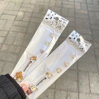Rilakkuma Easy Bear Cartoon Cute Mini Comb Portable Makeup Comb Kawaii Anime Peripheral Bangs Comb A Birthday Gift for Girls
