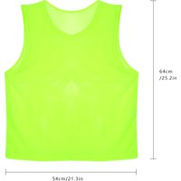 Football Vest 12 Pack Mesh Scrimmage Training Vests Football Vest Breathable Adults Jerseys Bibs Soccer Scrimmage Training Vests