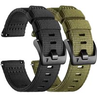 22mm Width Canvas Watch Strap For Garmin Forerunner 570 47mm 970 965 265 255 Watchband Bracelet Belt Wristband For Venu 3 2 Band
