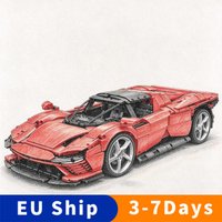3778Pcs Car Model Building Blocks Assembly Toy Sports Car Desktop Decoration Boys Children Adult Birthday Christmas Gifts