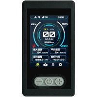 AliExpress NONE Flipsky New Ebike TFT Screen V2.0 IP65 Waterproof Bike Speedometer Support Multiple languages With GPS Navigation