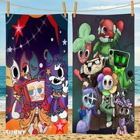 Game D-Dandys World Bath Towel Microfiber Soft Water Absorbing Breathable For Girl Kids Decorative Cartoon Beach Towel