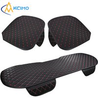 3Pcs Cotton Breathable Car Seat Cover Universal Car Seat Soft Cushion All Season Car Seat Protector Interior Car Accessories