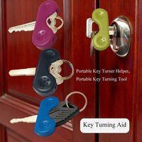 Set Key Turner Aid - Easy Grip, Brightly Colored Rotating Key Holder for, Rheumatism & Disease
