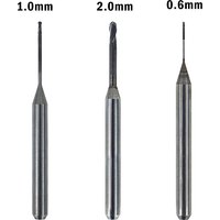 Roland Zirconia DC Milling Burs Dental Roland DWX50 DWX51D DWX52 Drill Cutters 0.6/1.0/2.0mm for Lab