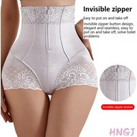 2026 Body Shaper High Waist Butt-lifting Body Zipper Belly Pants Seamless Waist-shaping Summer Thin Body-shaping Pants for Women
