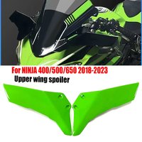 For Kawasaki NINJA 400 500 650 2018-2023 Motorcycle Accessories fairing upper wing spoiler ZX6R ZX4RR ZX25R fixed wing kit
