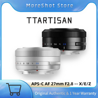 TTArtisan 27mm F2.8 APS-C Auto Focus Lens for Fuji X Fujifilm X-A3 X-T20 Nikon Z Sony E NEX-3 Canon RF Mirrorless Camera