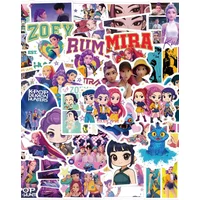 55/110Pcs KPop Demon Hunters Stickers DIY Anime Stickers Waterproof Decals For Scrapbooking Phone Laptop Luggage Skateboard Gift
