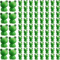 5/10 Pcs Tiny Resin Frogs Miniatures Figurines, DIY Fairy Potted Crafts Project Micro Landscape Ornament Accessories Supplies