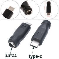 Type C / Tablet Micro USB 2.0 To DC 5.5x2.1 Mm Power Jack Adapter Plug USB C To DC 5.5*2.1 Power Connector Adapter Converter 5V