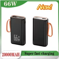 New 2025 20000mAh 66W Super Fast Charging External Battey Charger for Huawei Mate40 P50 iPhone 14 13 Xiaomi Portable Powerbank