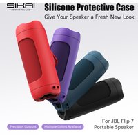SIKAI Silicone Protective Case for JBL Flip 7 Bluetooth Speaker Shockproof Anti-scratch Anti-drop Protector