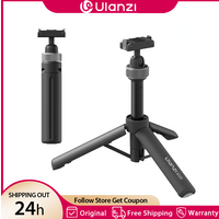 Ulanzi MT95 Portable Mini Tripod for DJI Action 6 5 Nano Gopro Insta 360 X5 X6 Action Cameras DSLR Selfie Stick with 1/4" Screw