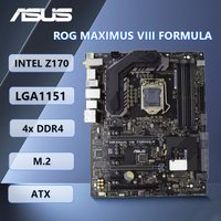 ASUS ROG MAXIMUS VIII FORMULA Motherboard Intel Z170 LGA 1151 M.2 DDR4 64GB ATX Support i7 6700K 7700K 7700 i5 6500 7600 i3 6300
