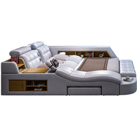 *&2026 High Grade Hydraulic Massage Bed for Therapy Soft Electric Soft Bed with Metal Frame Easy Storage Bed