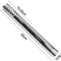 Stove Pipe 1pc 6cm Stainless Steel Strong Discharge Water Heater Stove Chimney Pipes Windscreen Trim Cover Exhaust Pipes