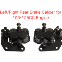 L/R Motorcycle Rear Hydraulic Disc Brake Caliper Assembly Suits 100-125CC Motor Engine Rear Brake Caliper