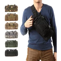 Duffel Waist Bag Molle Waterproof Fanny Packs Camera Bag EDC Utility Pouch Crossbody with Shoulder Strap Hand Carry