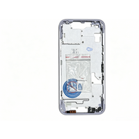 Middle Frame Housing Assembly For iPhone 14 Pre-Installed With Buttons & Charging Mesh Replacement