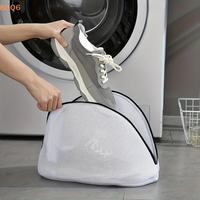 *1Pcs Mesh Laundry Bag For Trainers/Shoes Boot With Zips For Washing Machines Hot Travel Clothes Storage Box Organizer Bags