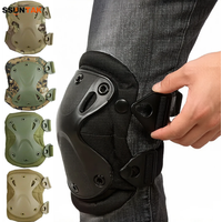 SSUNTAK Camo Tactical Knee Elbow Pads Set Outdoor Sports Protective Gear for Airsoft CS Combat Cycling Skate Hiking Sport Adults image 4