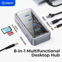 ORICO Metal Material USB Hub 5Gbps with Multiple USB A and C Ports USB 3.0 Hub Distributor