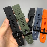QuickFit 22 26mm Silicone Band for Garmin Fenix 5 5X puls 6x 7 7X Pro Quatix 8 Fenix 8 pro 51mm 47mm Epix Outdoor Sport Bracelet