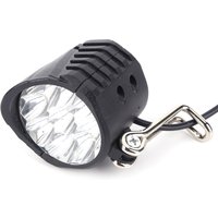 48V E-bike Headlight High Brightness Horn Electric Scooter LED Front Light Easy Installation Cycling Accessories