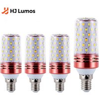 4-Pack E14 LED Corn Light Bulb, 12W/16W, 220V, SMD2835, Warm White/Cool White/3CCT Selectable, Candle Shape Energy Saving Bulbs