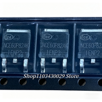 10Pcs NCE60P82AK 82A 60V P-Channel Power MOSFET TO-252 SMD Transistor for Power Management Repair