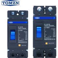 TOMZN 2P DC 1000V MCCB DC Solar Molded Case Circuit Breaker MCCB Overload Protection Switch Protector for Solar Photovoltaic PV
