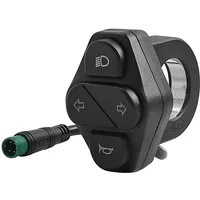Kickscooter 5 Pin Turn Signal Switch Headlight Button For Kukirin G2 Master Electric Scooter Replacement Accessories Parts