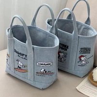 Cartoon Cute Snoopy Handbag Storage Fashion Popular Small Bag Men and Women Back-to-school Shoulder Bag
