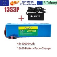 48V 13S3P 30Ah 2000W Lithium-Ionen-Akku mit BMS - Eine großartige Energielösung für 54,6V Elektroroller, Ladegerät inklusive