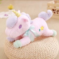 Adorable Unicorn Plush Toy Birthday Gift for Girls Cute Ppp Cotton Filled Standing Doll Dolls And Toys Dollhouse Access...