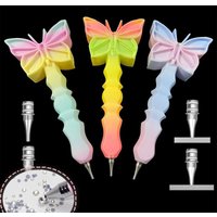 3D Butterfly Dot Diamond Pen Functional Diamond Drawing Pen Embroidery Electric Diamond Tool Diamond Painting Accessories Art