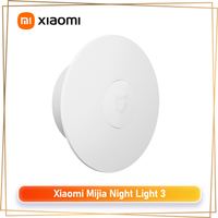 Xiaomi Mijia Night Light 3, Motion Sensor Light, 2700K Warm White, 600mAh Rechargeable, 120° Detection, Magnetic Installation