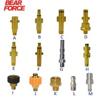 Pressure Washer Gun Lance Bayonet Adapter Snow Foam Lance Adapter High Pressure Car Washer Foam Gun Nozzle Connector for Karcher